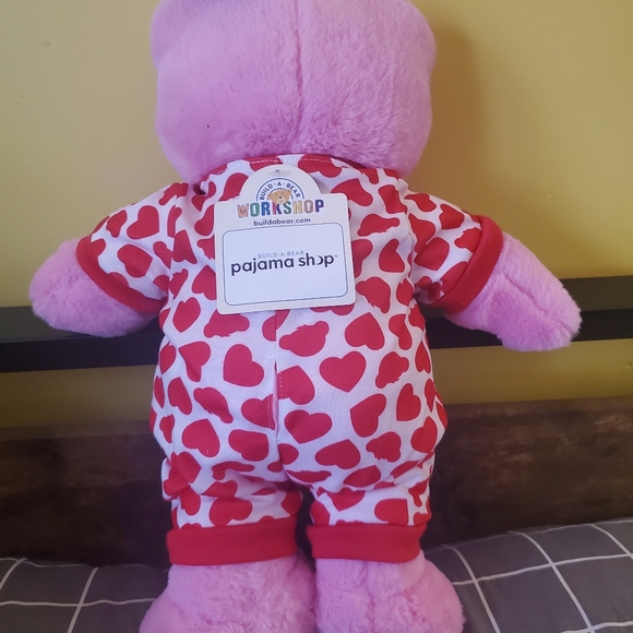 Build A Bear Pink Spring Frog with Heart Sleeper NWT - Picture 4 of 4